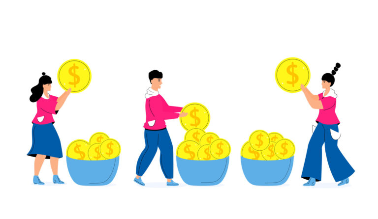 Illustration-saving-coins-in-buckets-RKHomeowner-Saving-on-capital-gains-tax