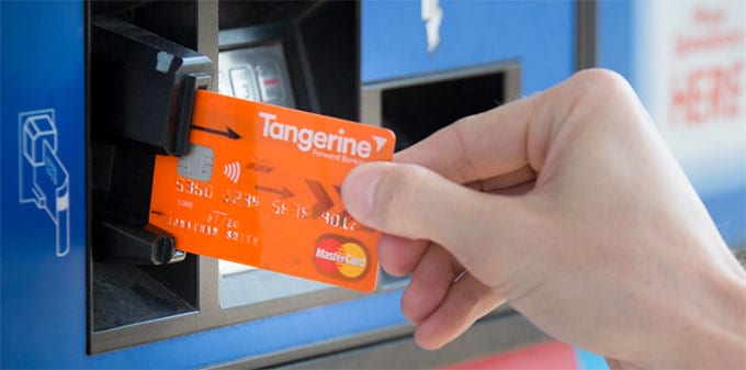 Tangerine cash back credit card