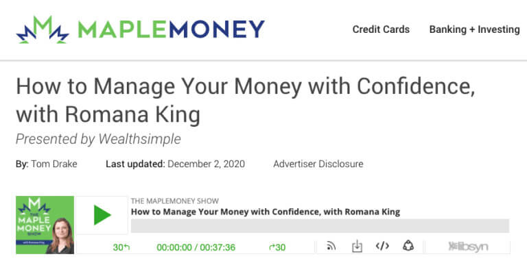 Maple Money Show's Tom Drake talks to Romana King